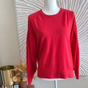 Vince 100% Cashmere Tomato Red Sweater